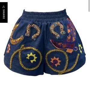 Queen of Sparkles Rodeo Icon Shorts